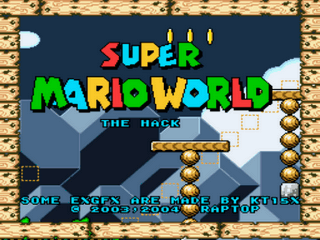 Super Mario World - The Hack - Demo 2 Title Screen